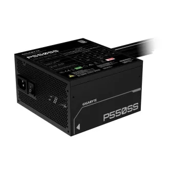 GIGABYTE tápegység P550SS, 550W, 80  Silver, 120mm, ATX 3.0, fekete