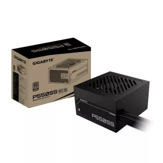 GIGABYTE tápegység P550SS, 550W, 80  Silver, 120mm, ATX 3.0, fekete