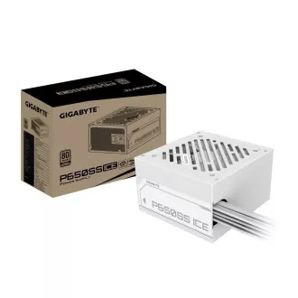 GIGABYTE tápegység P650SS ICE, 650W, 80  Silver, 120mm, ATX 3.0, fehér