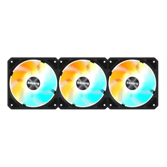GIGABYTE ventilátor EZ CHAIN FAN 3-PACK, 3x120mm, fekete
