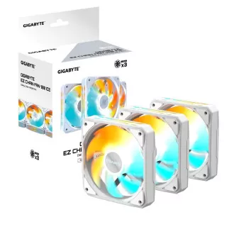 GIGABYTE ventilátor EZ CHAIN FAN 3-PACK, 3x120mm, fehér