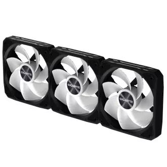 GIGABYTE ventilátor EZ CHAIN RVS FAN 3-PACK, 3x120mm, fekete GIGABYTE ventilátor EZ CHAIN RVS FAN 3-PACK, 3x120mm, fekete