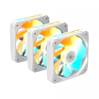 GIGABYTE ventilátor EZ CHAIN RVS FAN 3-PACK, 3x120mm, fehér