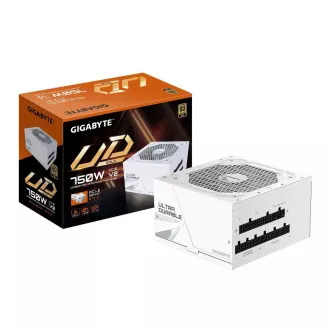 GIGABYTE tápegység UD750GM PG5 ICE 750W, 120mm, Fully Modular, 80 Plus Gold, ATX 3.1