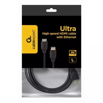 GEMBIRD CABLEXPERT HDMI 2.1, 8K, M/M, 1m, fekete, GEMBIRD CABLEXPERT HDMI 2.1, 8K, M/M, 1m, fekete GEMBIRD CABLEXPERT HDMI 2.1, 8K, M/M, 1m, fekete, GEMBIRD CABLEXPERT HDMI 2.1, 8K, M/M, 1m, fekete