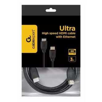 GEMBIRD CABLEXPERT HDMI 2.1, 8K, M/M, 3m, fekete