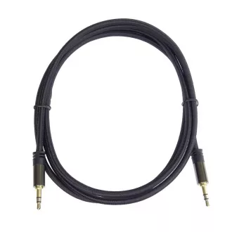 PREMIUMCORD kábel, árnyékolt, Jack 3.5mm - Jack 3.5mm M/M 1, 5m