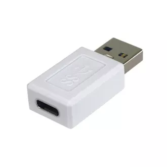 PremiumCord USB-C USB-A 3.0 adapterre, fehér színű