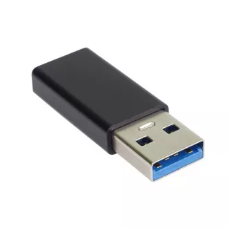 PremiumCord USB-C USB-A 3.0 adapterre, fekete színű