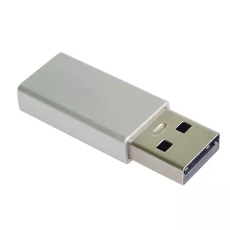 PremiumCord USB-C USB-A 2.0 adapter, ezüst