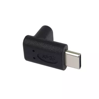 PremiumCord USB-C USB-C adapter, 90°-ban hajlított