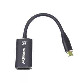 PREMIUMCORD adapter USB-C-ről DisplayPort DP1.4 8K@60Hz és 4k@120Hz adapterre PREMIUMCORD adapter USB-C-ről DisplayPort DP1.4 8K@60Hz és 4k@120Hz adapterre
