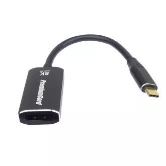 PREMIUMCORD adapter USB-C-ről DisplayPort DP1.4 8K@60Hz és 4k@120Hz adapterre PREMIUMCORD adapter USB-C-ről DisplayPort DP1.4 8K@60Hz és 4k@120Hz adapterre