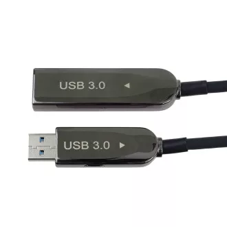 PREMIUMCORD kábel USB3.0   2.0 hosszabbító optikai AOC kábel A/Male - A/Female 10m