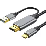 PREMIUMCORD adapter HDMI 2.0-ról USB-C-re, 4K@60Hz, 2m
