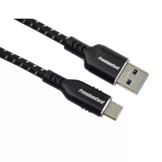 PREMIUMCORD USB-C USB 3.0 kábel, 5Gbit/s, 1m