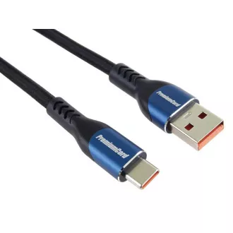 PREMIUMCORD kábel USB-C USB 2.0-ra, tölthető, 5A, 0,5m