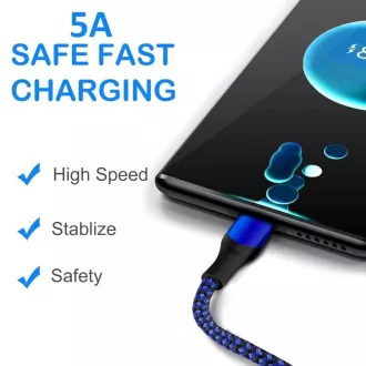 PREMIUMCORD kábel USB-C USB 2.0-ra, tölthető, 5A, 0,5m