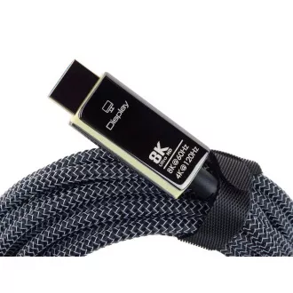PREMIUMCORD Ultra High Speed HDMI 2.1 optikai kábel 8K @ 60Hz, aranyozott 50m