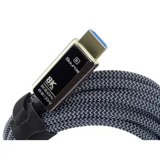 PREMIUMCORD Ultra High Speed HDMI 2.1 optikai kábel 8K @ 60Hz, aranyozott 50m