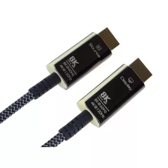 PREMIUMCORD Ultra High Speed HDMI 2.1 optikai kábel 8K @ 60Hz, aranyozott 50m