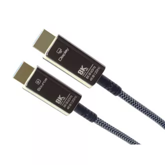 PREMIUMCORD Ultra High Speed HDMI 2.1 optikai kábel 8K @ 60Hz, aranyozott 50m