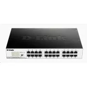 D-Link DGS-1024D 24 portos 10/100/1000 Gigabit asztali/támfalra szerelhető kapcsoló