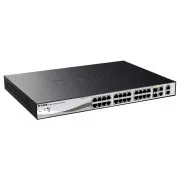 D-Link DES-1210-28P 24 portos 10/100 PoE Smart Switch   2 Combo 1000BaseT/SFP   2 Gigabit