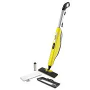 Karcher SC 3 álló gőzölős felmosó, 1600 W, a vírusok 99,999%-át és a közönséges háztartási baktériumok 99,99%-át eltávolítja, fehér színben. - Használt