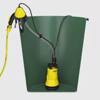 Karcher BP 1 hordószivattyú, 400 W, áramlási sebesség 3800 l/óra, merülési mélység 7 m, integrált kapcsoló