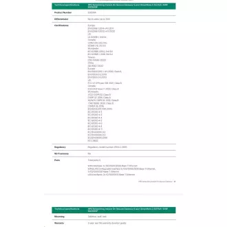 HPE Networking Instant On Secure Gateway 5 portos SmartRate 2.5G PoE  64W SG2505P