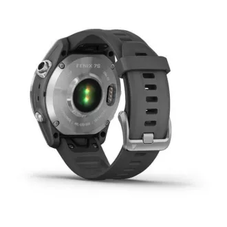 Garmin fenix 7s üveg, ezüst/ grafit szilikon szalag, EU Garmin fenix 7s üveg, ezüst/ grafit szilikon szalag, EU