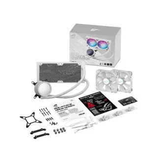 ASUS CPU vízhűtő AIO ROG RYUO III 240 ARGB WHITE, 2x120mm, LGA1851, AM5