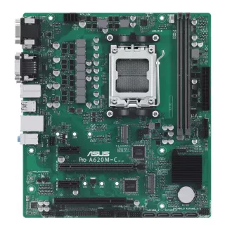 ASUS MB Sc AM5 Pro A620M-C-CSM, AMD A620, 2xDDR5, 1xHDMI, 1xDP, 1xVGA, 1xDVI-D, mATX, 1xVGA, 1xDVI-D, mATX
