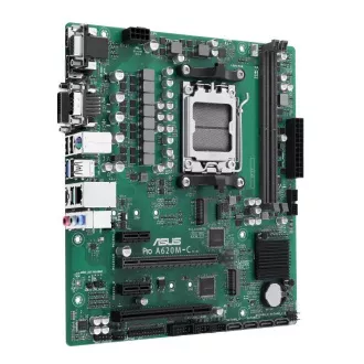 ASUS MB Sc AM5 Pro A620M-C-CSM, AMD A620, 2xDDR5, 1xHDMI, 1xDP, 1xVGA, 1xDVI-D, mATX, 1xVGA, 1xDVI-D, mATX