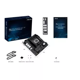 ASUS MB Sc LGA1700 PRO WS W680M-ACE SE, Intel W680, 4xDDR5, 1xDP, 1xHDMI, 1xVGA, 1xmATX, 1xHDMI, 1xVGA, 1xmATX