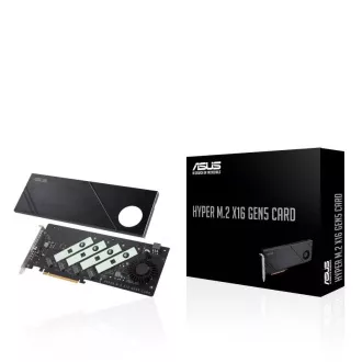 ASUS HYPER M.2 x16 GEN5 kártya, 4xM.2