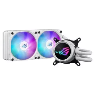 ASUS CPU vízhűtő AIO ROG STRIX LC III 240 ARGB FEHÉR, 2x120mm, LGA1851, AM5