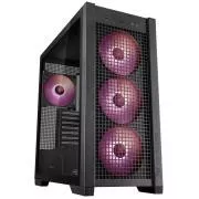 ASUS tok TUF GAMING CASE (GT302) TG, Mid Tower, 4x 140mm ARGB ventilátor, fekete