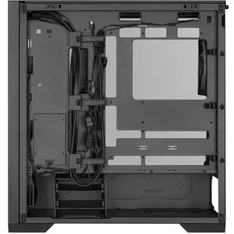 ASUS tok TUF GAMING CASE (GT302) TG, Mid Tower, 4x 140mm ARGB ventilátor, fekete
