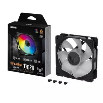 ASUS ventilátor TUF GAMING TR120 ARGB Reverse, 1x120mm, fekete ASUS ventilátor TUF GAMING TR120 ARGB Reverse, 1x120mm, fekete