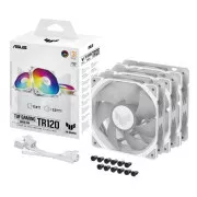 ASUS ventilátor TUF GAMING TR120 ARGB, 3x120mm, fehér