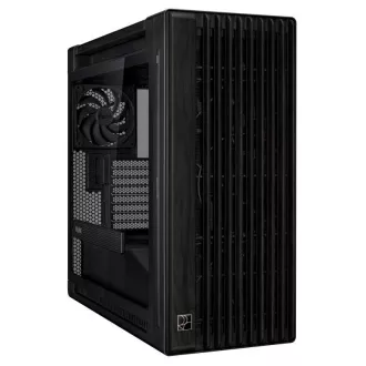 ASUS tok PROART PA602 WOOD TG PWM BLACK, Mid Tower, átlátszó oldalpanel, fekete