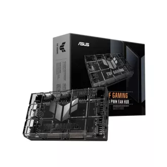 ASUS TUF GAMING ARGB FAN HUB, 6x ARGB ventilátor, 2x SATA, fekete ASUS TUF GAMING ARGB FAN HUB, 6x ARGB ventilátor, 2x SATA, fekete