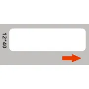 Niimbot címkék RP 12x40mm 160db fehér a D11 és D110 modellekhez