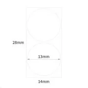 Niimbot címkék R 14x28mm 220db FehérRound B a D11 és D110 modellekhez