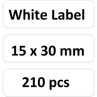 Niimbot címkék RP 15x30mm 210db fehér D11 és D110 címkékhez