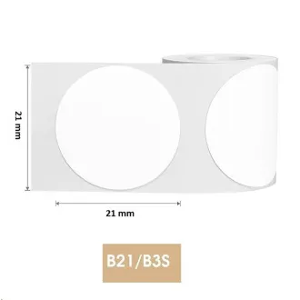 Niimbot címkék R 21x21mm 300db RoundB B21, B21S, B3S, B1 címkékhez Niimbot címkék R 21x21mm 300db RoundB B21, B21S, B3S, B1 címkékhez