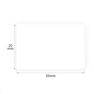 Niimbot címkék R 30x20mm 320db fehér B21, B21S, B3S, B1 címkékhez