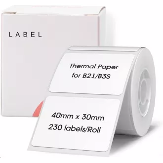 Niimbot címkék R 40x30mm 230db fehér B21, B21S, B3S, B1 címkékhez Niimbot címkék R 40x30mm 230db fehér B21, B21S, B3S, B1 címkékhez